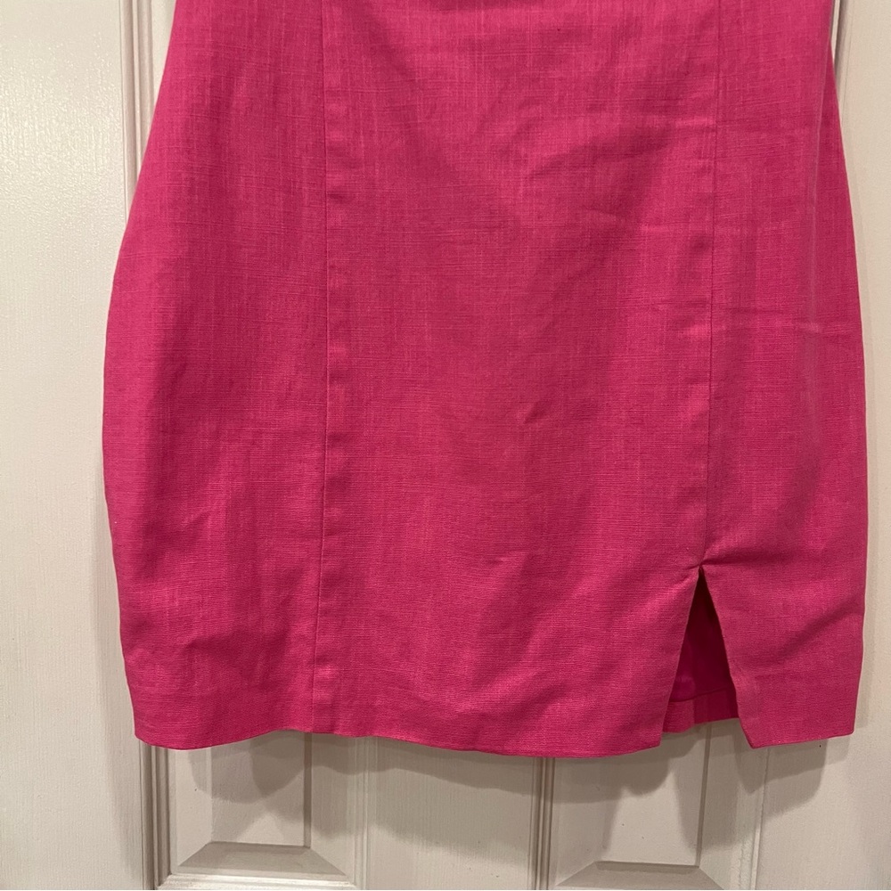 NWOT Altar’d State Phoebe Strapless Slit Dress Mini Strapless Dress Pink - Picture 5 of 10